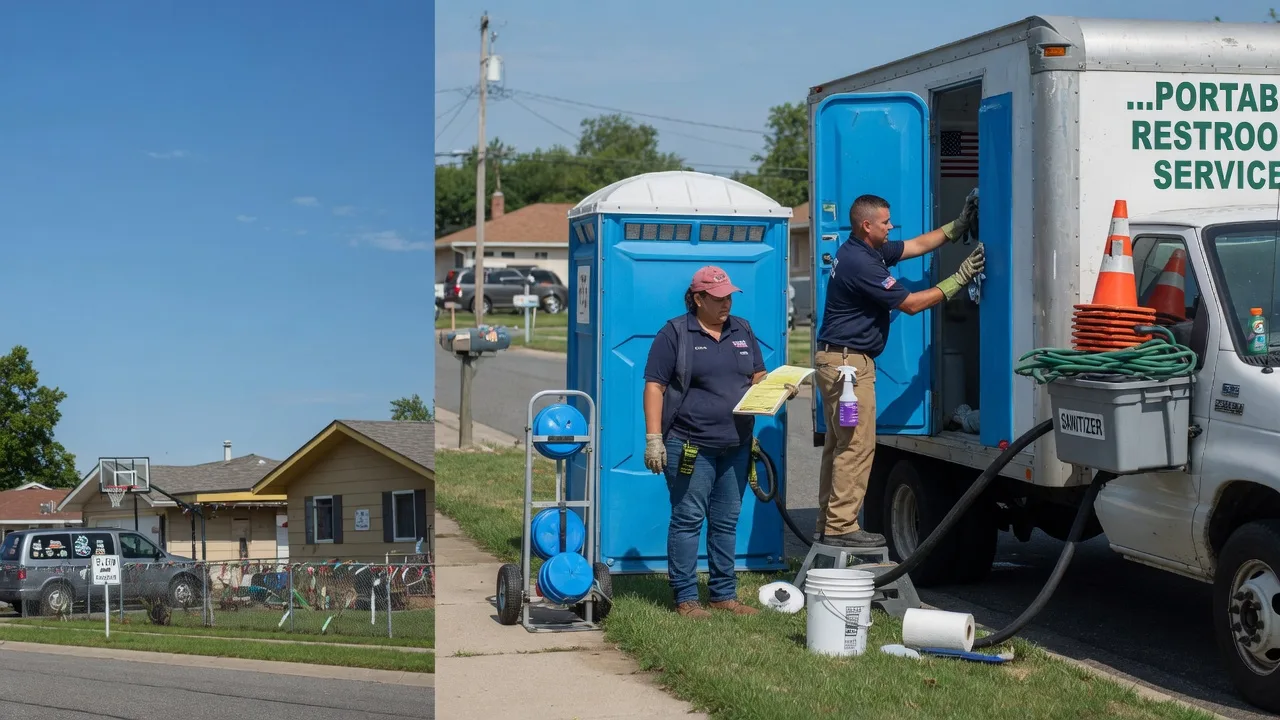 Portable Toilet Rental in Mapleton, IL near me